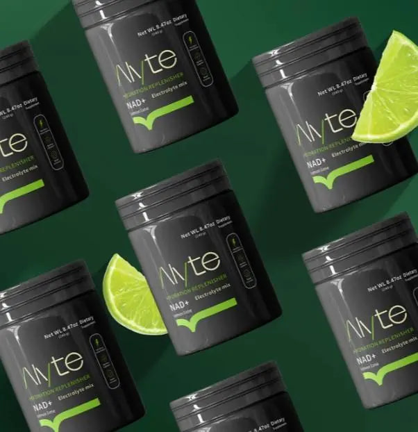 Alyte Electrolyte Powder with NAD+ - Hydration & Energy Boost Low-Sugar Lemon Lime Drink for Muscle Recovery & Collagen Support Magnesium Natural Healthcare US Dietary