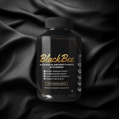 Black Seed Oil & Honey Gummies with Ginseng – Natural Wellness & Energy Boost Healthcare Fitness Dietary Supplement Edible